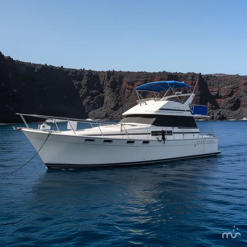 Slide: The Image of Bayliner 3870 Motoryacht 1986 - 2