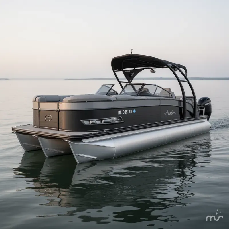 Slide: The Image of Avalon 2585 Catalina Platinum Windshield Elite, Twin 300hp Mercury V-8's 2021 - 0