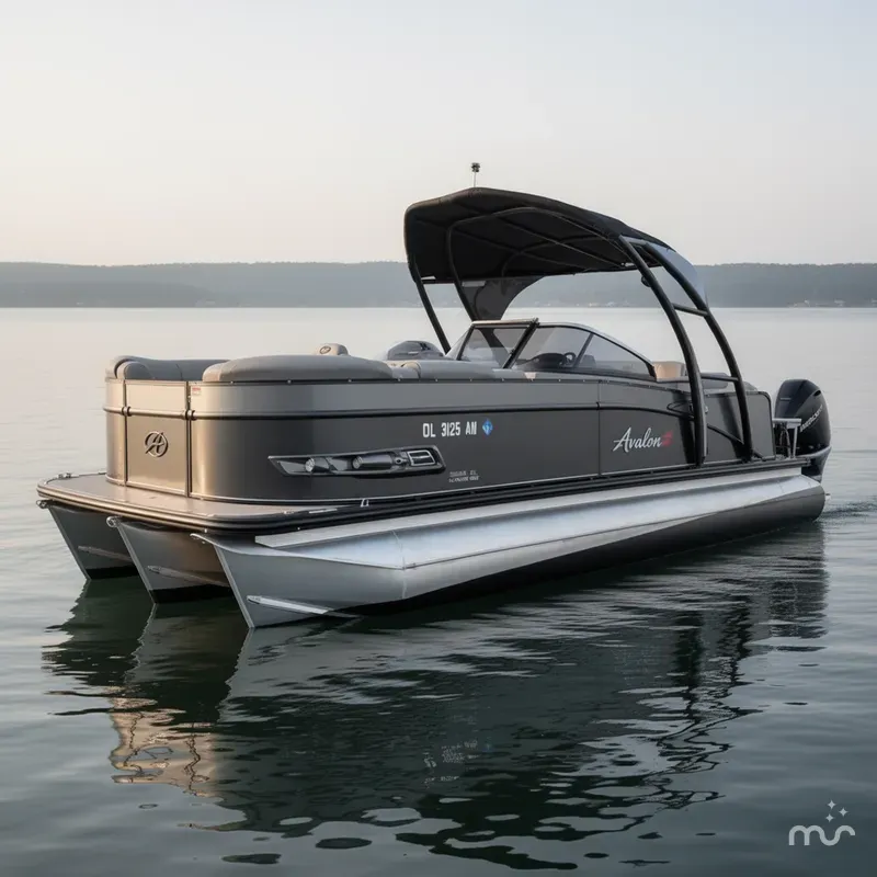 Slide: The Image of Avalon 2585 Catalina Platinum Windshield Elite, Twin 300hp Mercury V-8's 2021 - 1