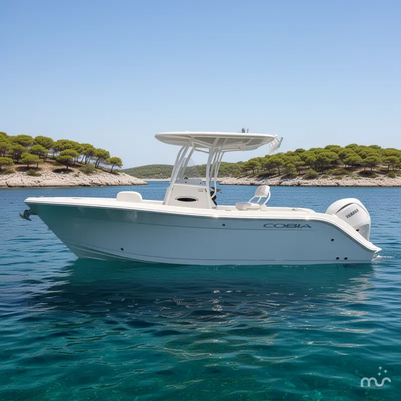 Slide: The Image of Cobia 220 Center Console 2025 - 2