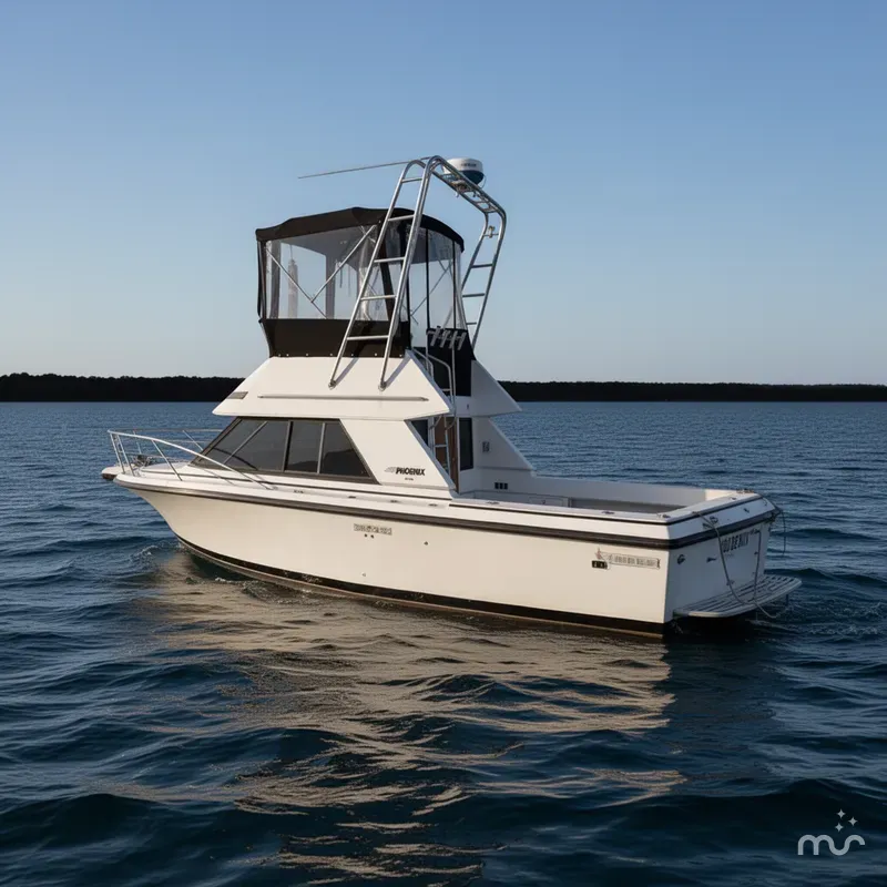 Slide: The Image of Phoenix Bass Boat 29 SF Convertible 1989 - 2