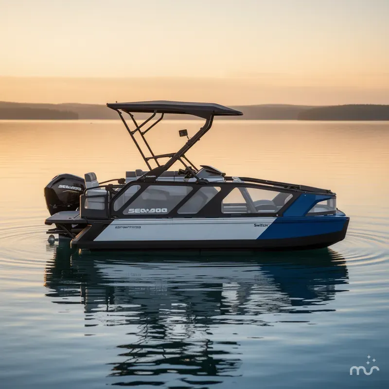 Slide: The Image of Sea-Doo Switch® Sport 18 - 230 hp Galvanized 2024 - 2
