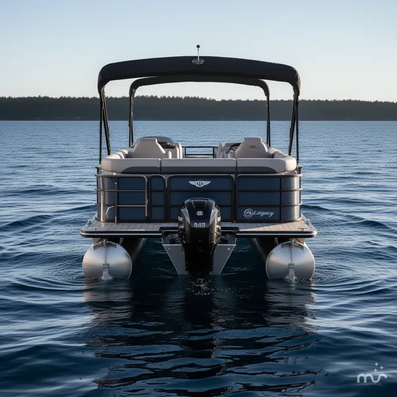 Slide: The Image of Bentley Pontoons Legacy 243 Swingback 2025 - 1