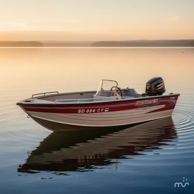 Slide: The Image of Crestliner 170 Sport Fish 1994 - 0
