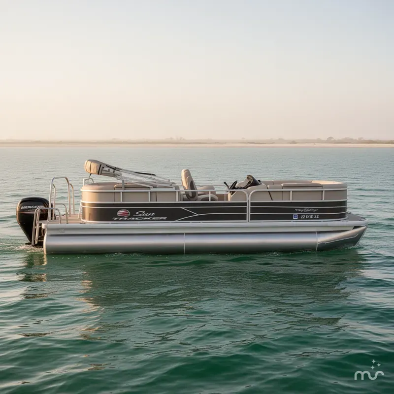 Slide: The Image of Sun Tracker PARTY BARGE® 22 RF DLX 2019 - 1