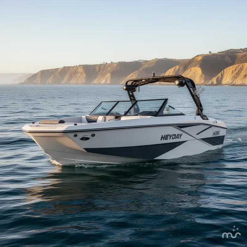 Slide: The Image of Heyday Wake Boats H22 w/ 6.2L Mercury w/ 370HP! 2025 - 2
