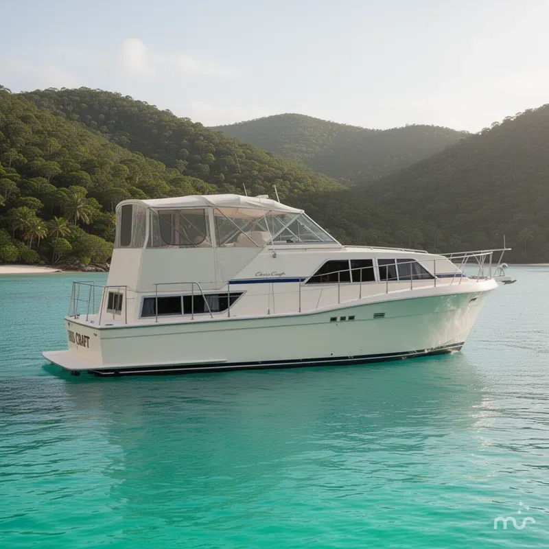 Slide: The Image of Chris-Craft 381 Catalina 1986 - 2