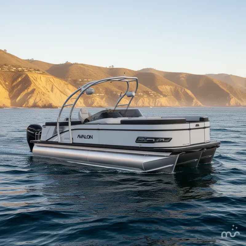 Slide: The Image of Avalon Catalina - 25 FT Quad Lounger Windshield w/ 300HP Mercury Verado! 2025 - 1