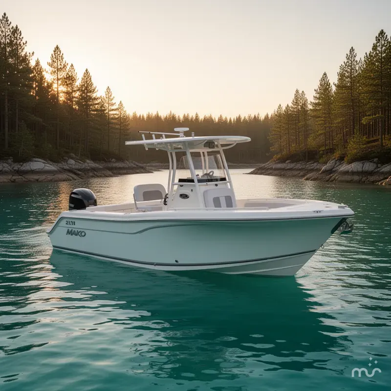 Slide: The Image of Mako 214 Center Console 2025 - 2