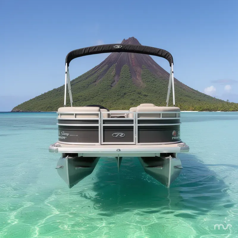 Slide: The Image of Sun Tracker Party Barge 20 DLX 2025 - 1
