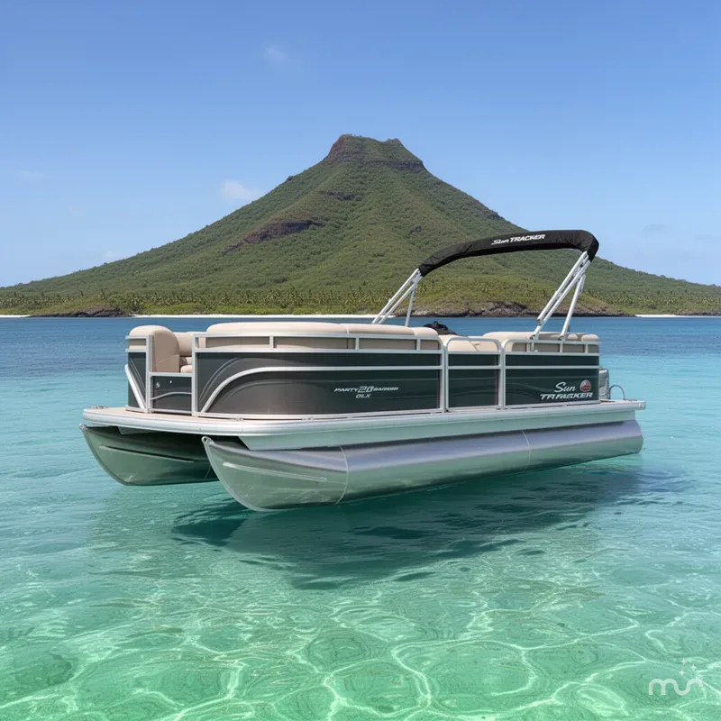 Slide: The Image of Sun Tracker Party Barge 20 DLX 2025 - 2
