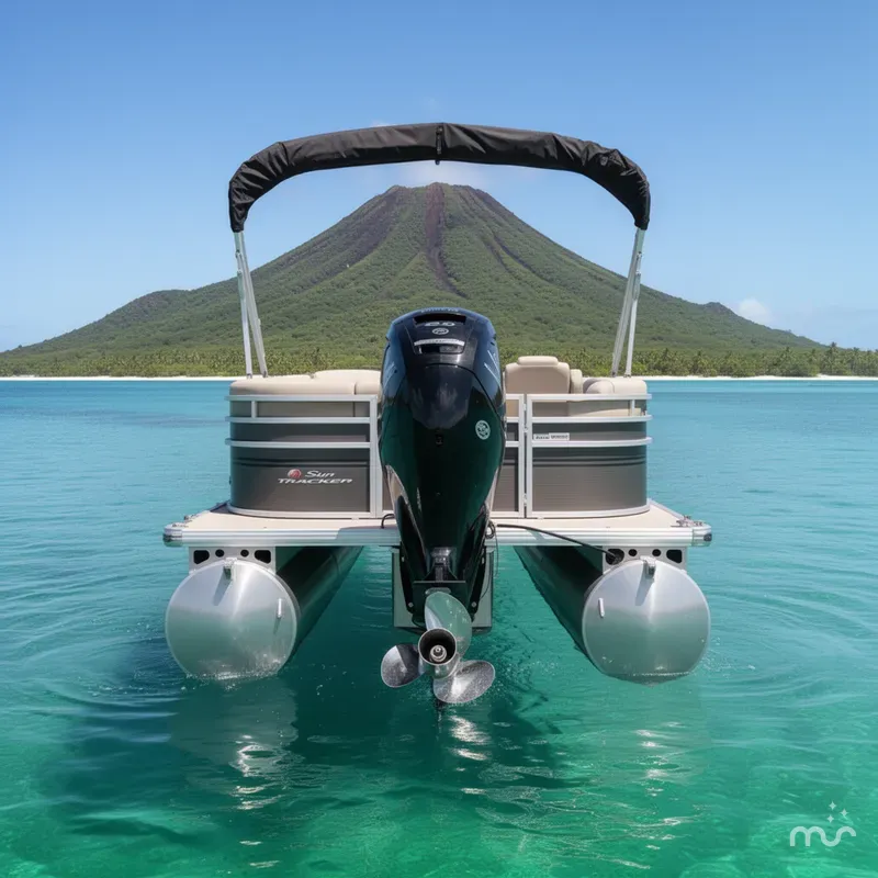 Slide: The Image of Sun Tracker Party Barge 20 DLX 2025 - 3