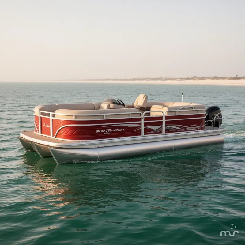 Slide: The Image of Sun Tracker Party Barge 20 DLX 2025 - 0