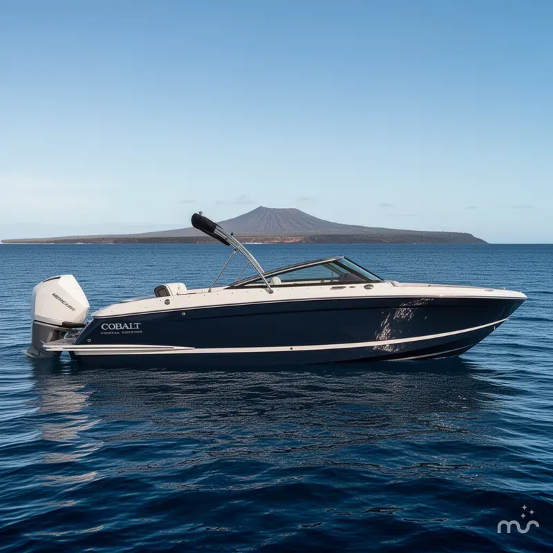 Slide: The Image of Cobalt R4 Outboard 2025 - 2