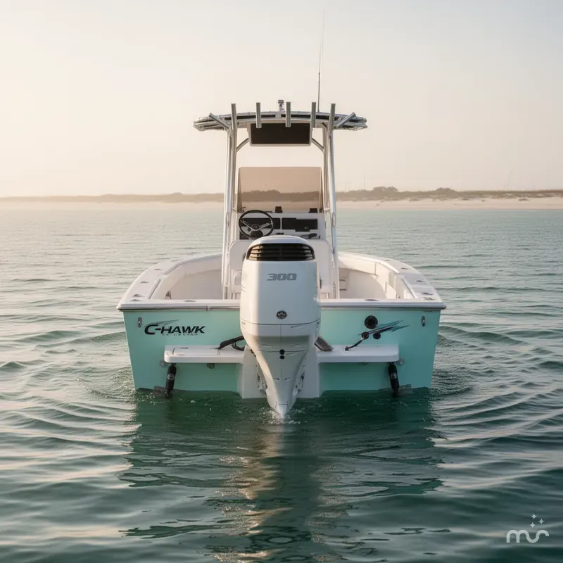 Slide: The Image of C-Hawk 25 Center Console 2025 - 2