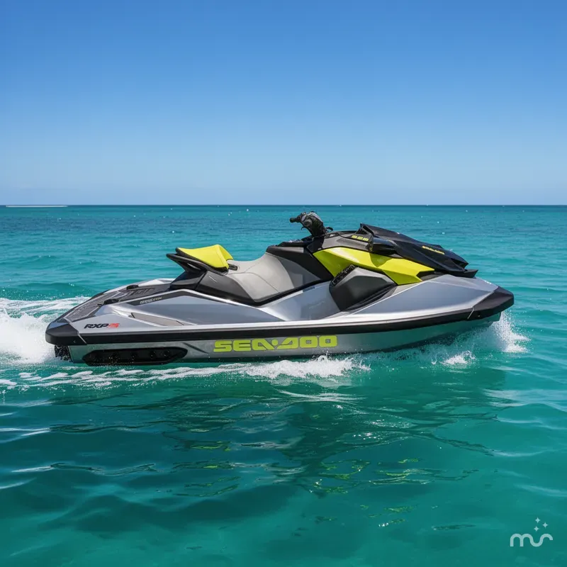Slide: The Image of Sea-Doo RXP-X™ 325 Tech, BRP Premium A, Ibr Ice Metal / 2025 - 0