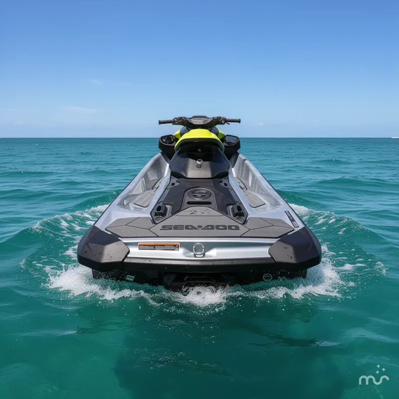 Slide: The Image of Sea-Doo RXP-X™ 325 Tech, BRP Premium A, Ibr Ice Metal / 2025 - 3