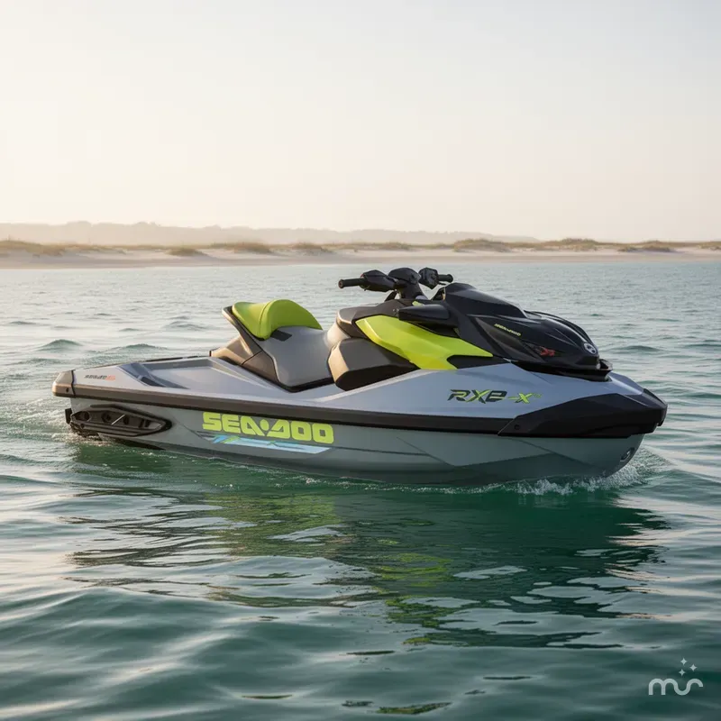 Slide: The Image of Sea-Doo RXP-X™ 325 Tech, BRP Premium A, Ibr Ice Metal / 2025 - 0