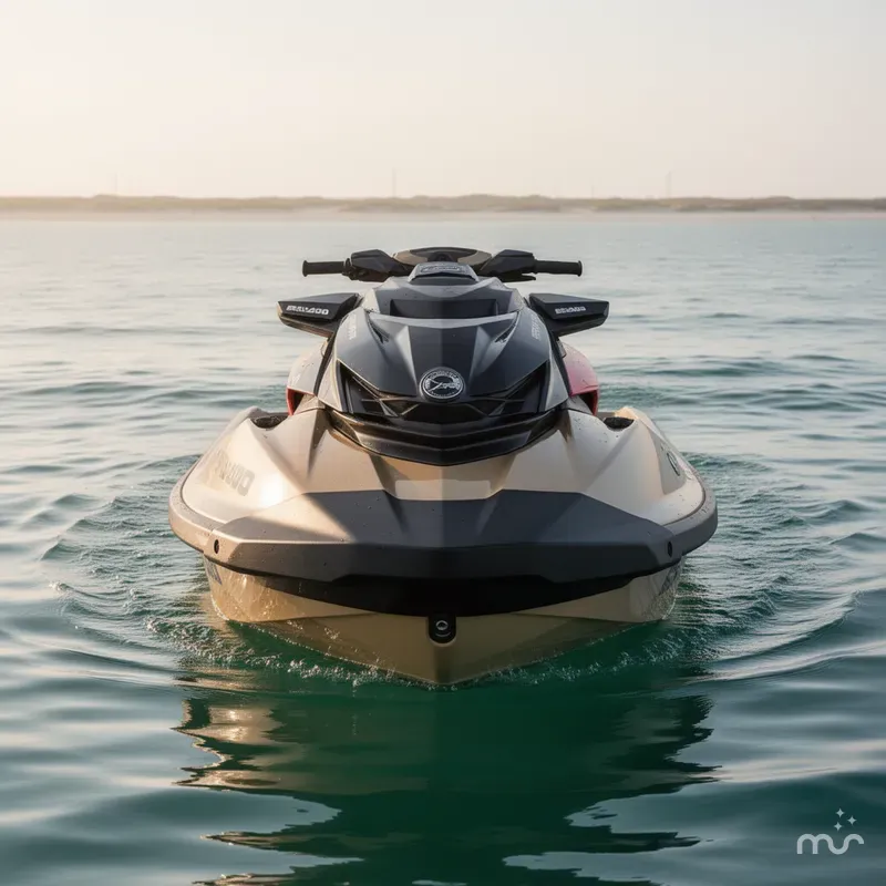 Slide: The Image of Sea-Doo RXP-X™ 325 Tech, BRP Premium A, iBR Metallic Tan 2025 - 3