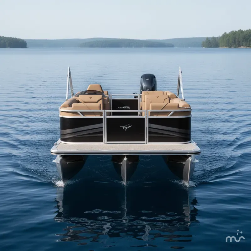 Slide: The Image of Tahoe Sport 2180 Quad Lounge & Honda 4-Stroke EFI 2025 - 2