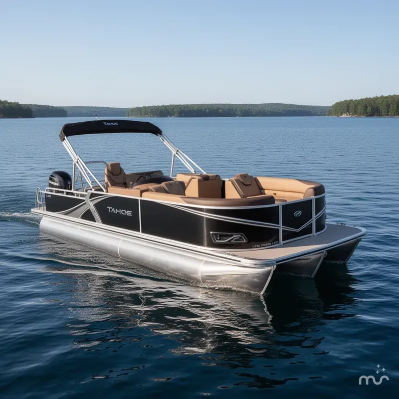 Slide: The Image of Tahoe LTZ 2385 Swingback (VRB) Tritoon & Honda 4-Stroke 2025 - 0
