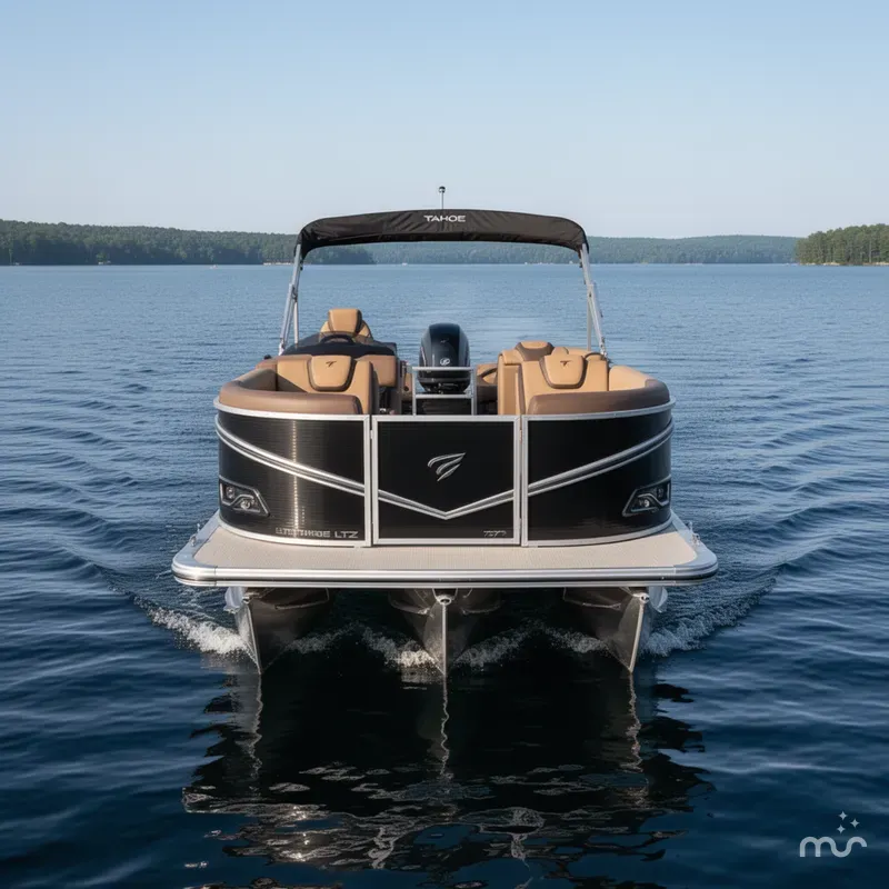 Slide: The Image of Tahoe LTZ 2385 Swingback (VRB) Tritoon & Honda 4-Stroke 2025 - 2
