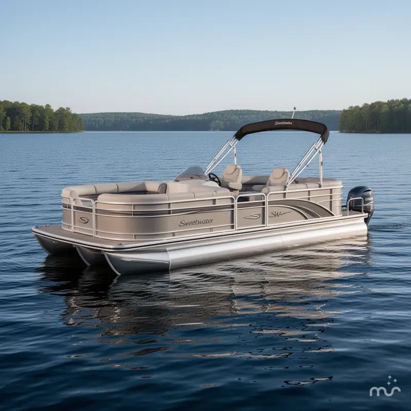 Slide: The Image of Sweetwater SW 2386 SB Tritoon 2018 - 0