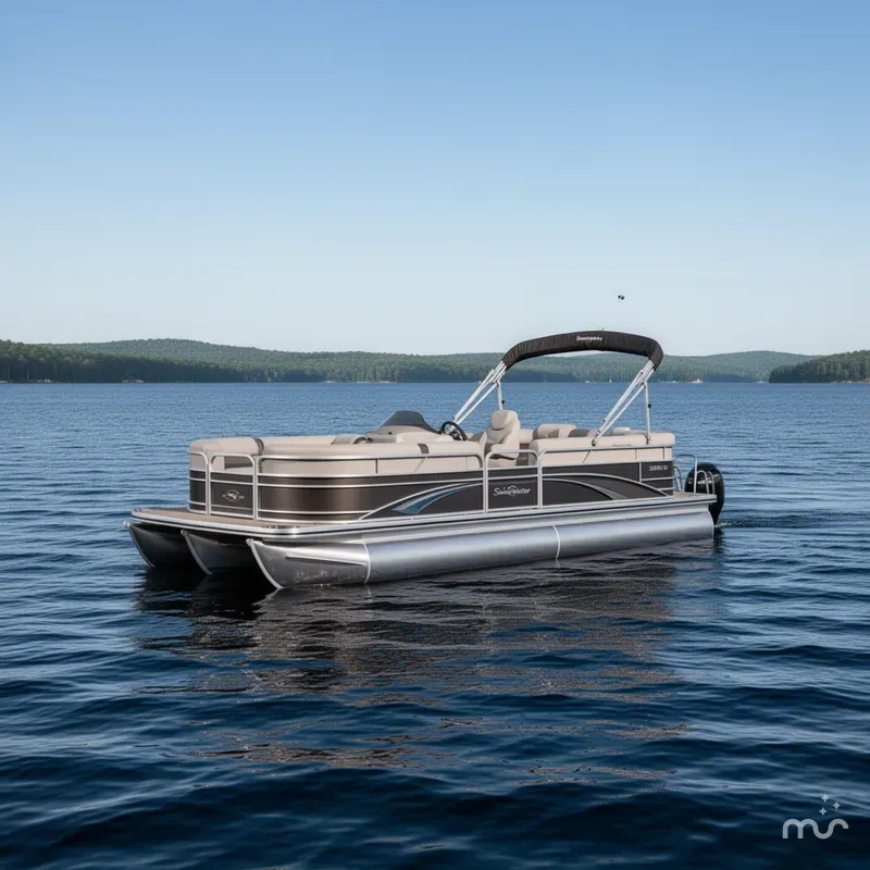 Slide: The Image of Sweetwater SW 2386 SB Tritoon 2018 - 1