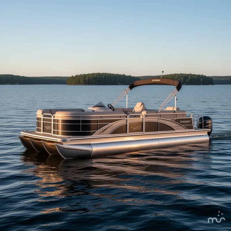 Slide: The Image of Sweetwater SW 2386 SB Tritoon 2018 - 2