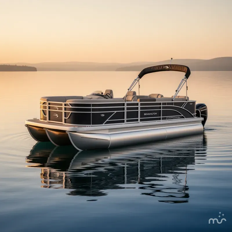 Slide: The Image of Bennington 22SF Tri-Toon Pontoon 2025 - 0