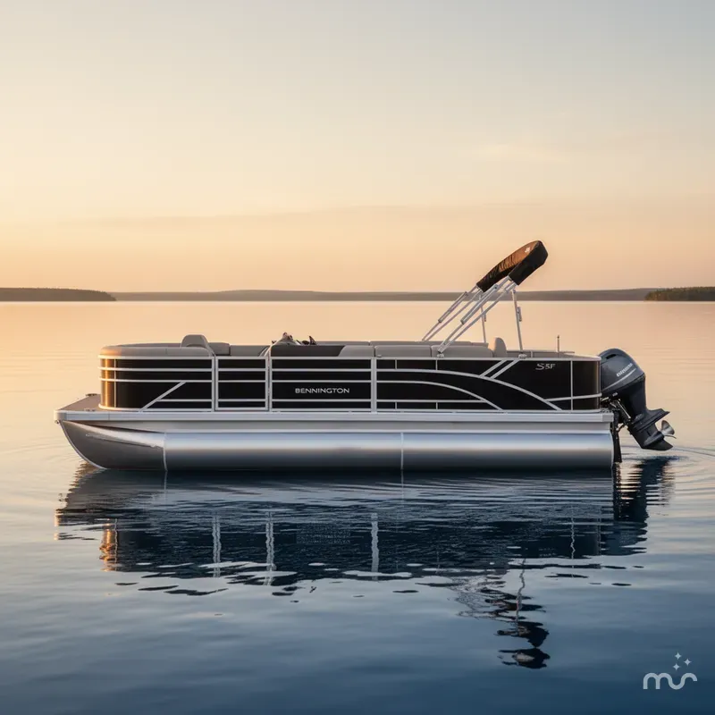 Slide: The Image of Bennington 22SF Tri-Toon Pontoon 2025 - 1