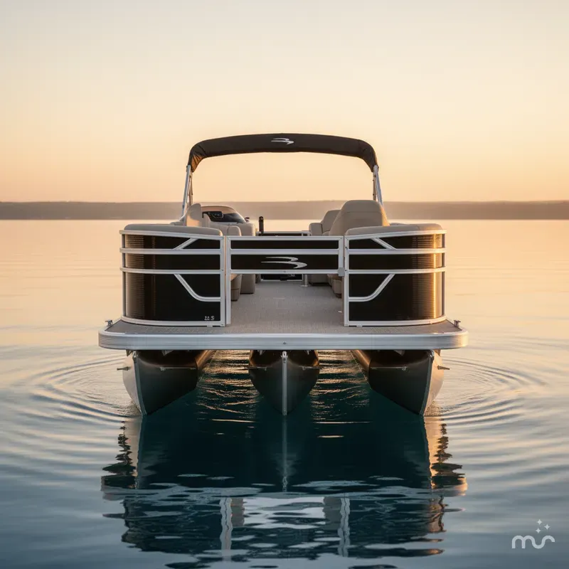 Slide: The Image of Bennington 22SF Tri-Toon Pontoon 2025 - 2