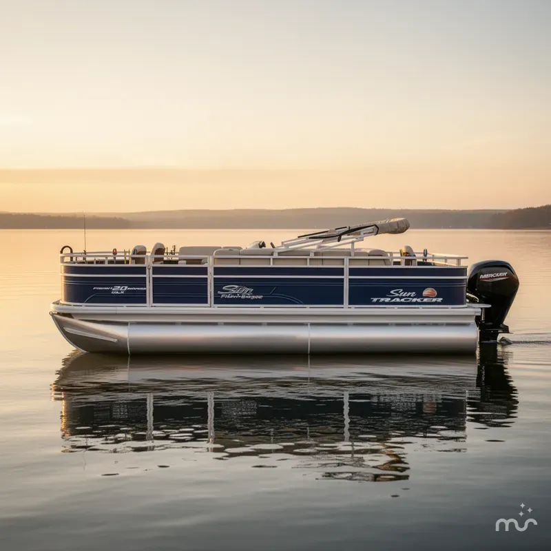 Slide: The Image of Sun Tracker Fishin' Barge 20 DLX 2025 - 0