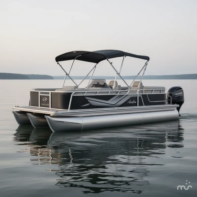 Slide: The Image of Avalon Venture 85 23' Elite Windshield - IN STOCK 2024 - 0