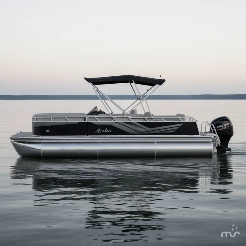 Slide: The Image of Avalon Venture 85 23' Elite Windshield - IN STOCK 2024 - 1