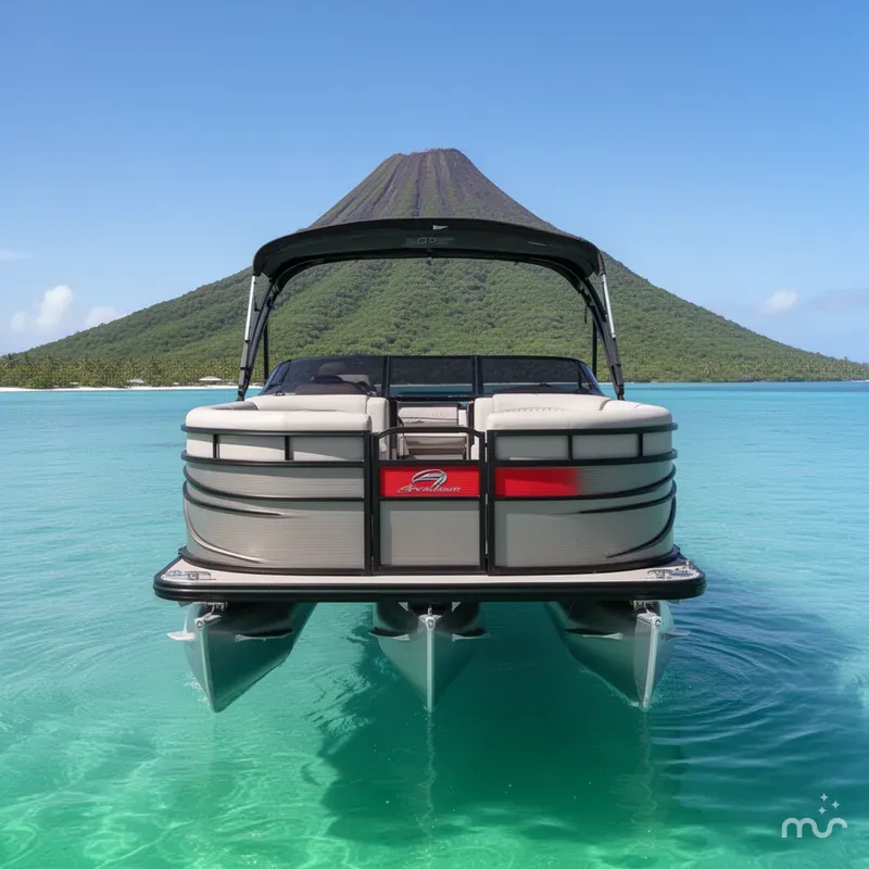 Slide: The Image of Avalon Excalibur LTD 25' Quad Lounge Windshield - Triple Toon TWIN - IN STOCK 2025 - 3