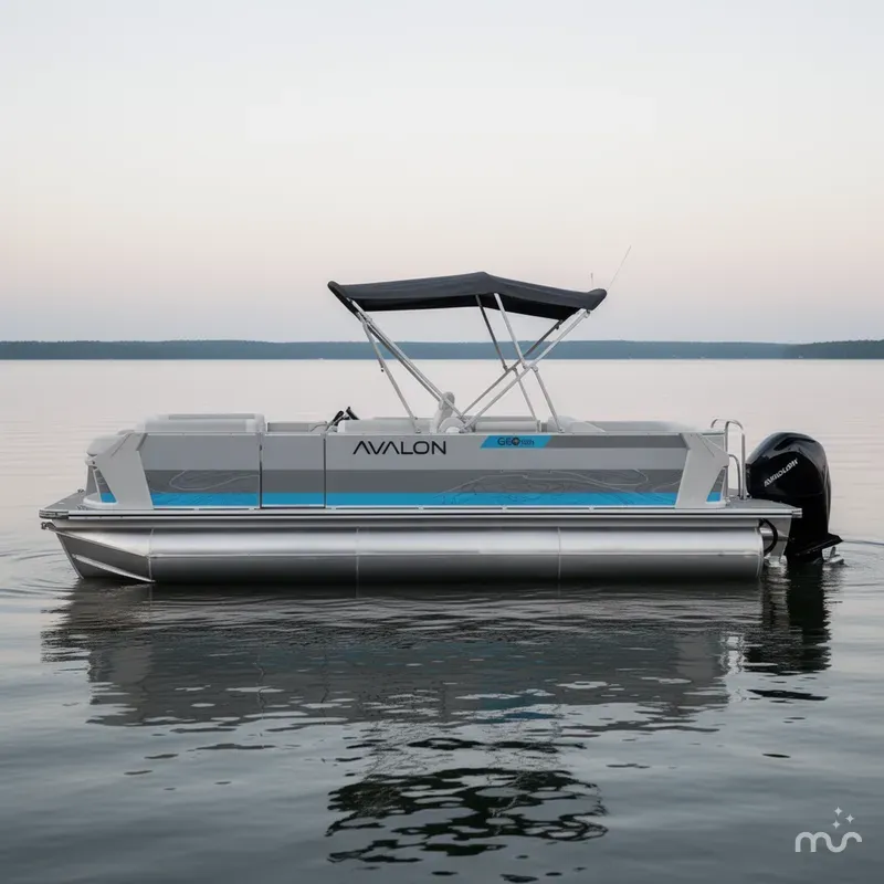 Slide: The Image of Avalon Geofish 23' Rear Fish - Triple Toon - IN STOCK 2025 - 1