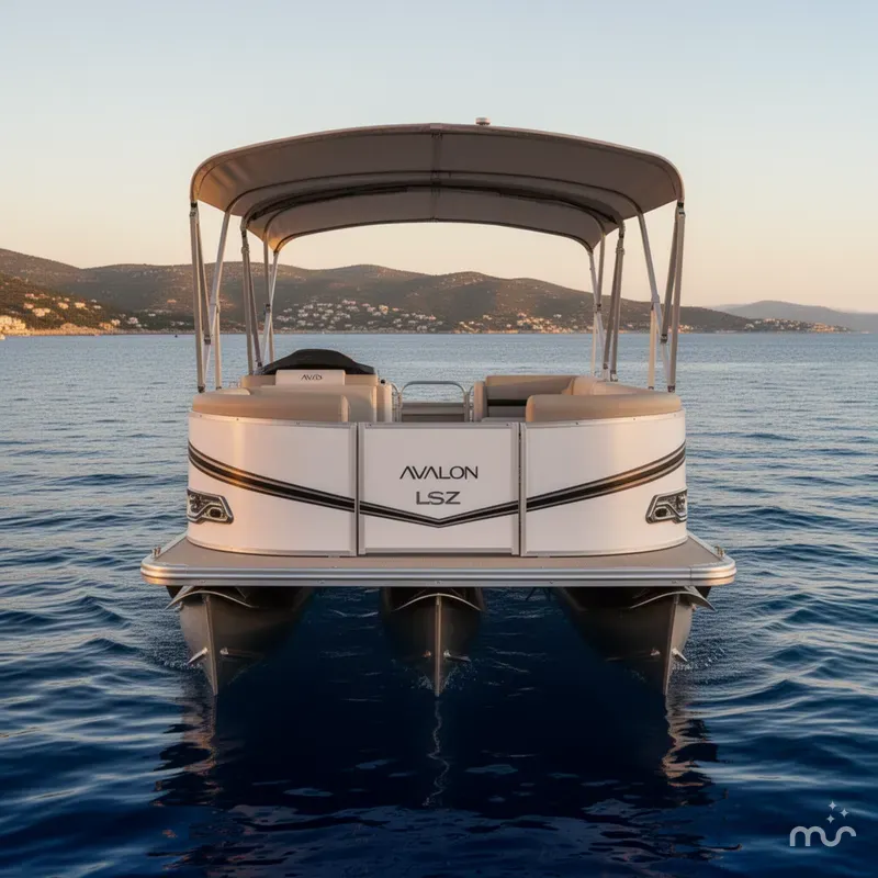 Slide: The Image of Avalon LSZ 23' Cruise Rear Bench TT - Triple Toon - IN STOCK 2025 - 3