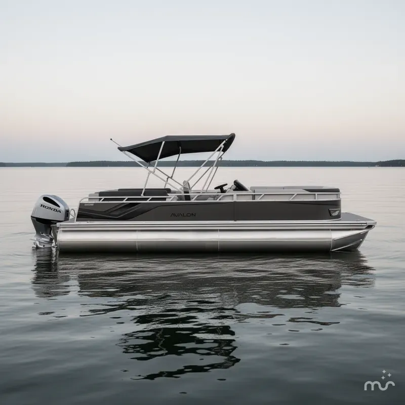 Slide: The Image of Avalon Venture 85 25' Elite Windshield - Triple Toon - IN STOCK 2025 - 0