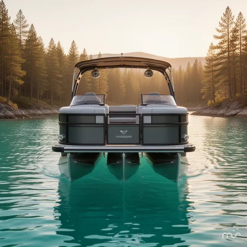 Slide: The Image of Viaggio Diamante 24' UW A-T (Quad Lounge Windshield) - Triple Toon - IN STOCK! 2025 - 1