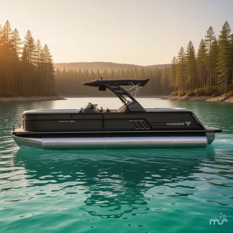 Slide: The Image of Viaggio Diamante 24' UW A-T (Quad Lounge Windshield) - Triple Toon - IN STOCK! 2025 - 2
