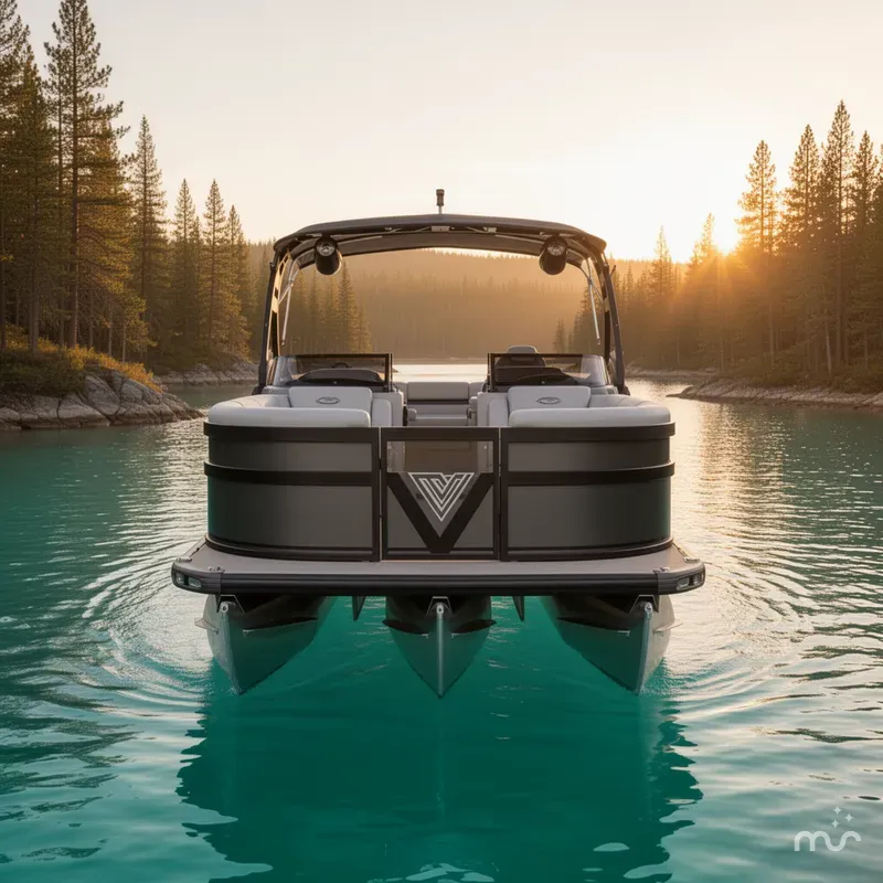 Slide: The Image of Viaggio Diamante 24' UW A-T (Quad Lounge Windshield) - Triple Toon - IN STOCK! 2025 - 3