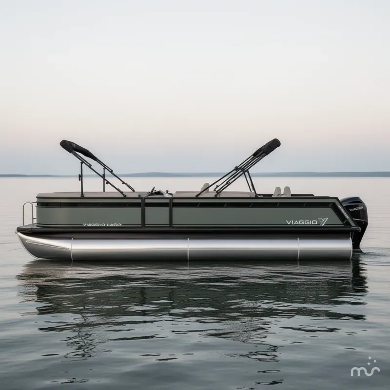 Slide: The Image of Viaggio Lago X 24' R (Rear Fish) Triple Toon - IN STOCK 2025 - 1