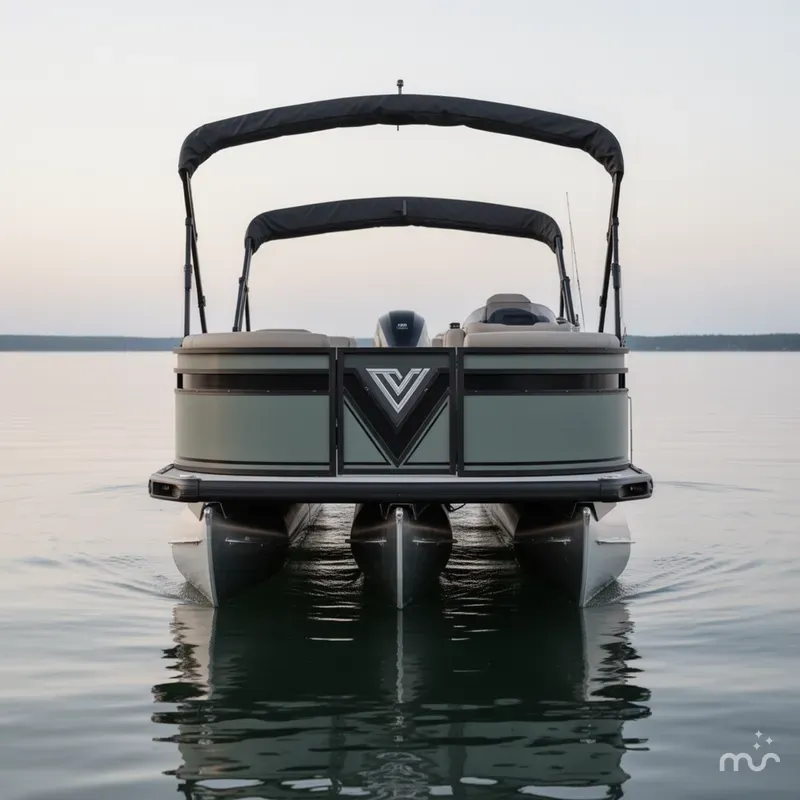 Slide: The Image of Viaggio Lago X 24' R (Rear Fish) Triple Toon - IN STOCK 2025 - 3