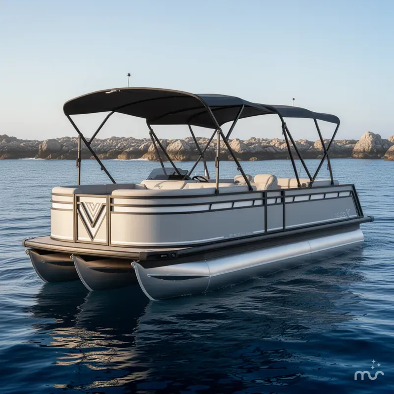 Slide: The Image of Viaggio Lago X 22' U (Quad Lounge) Triple-Toon - IN STOCK 2025 - 2