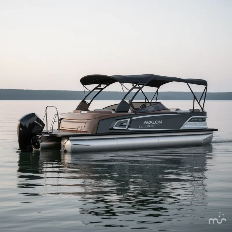 Slide: The Image of Avalon Excalibur LTD 25' EliteWindshield - Triple Toon - IN STOCK! Rigged & Ready! 2024 - 0