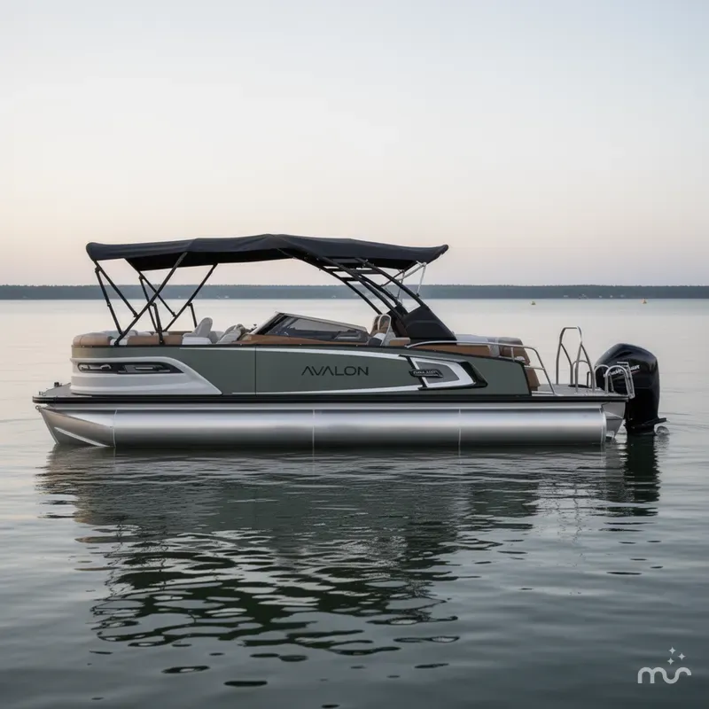 Slide: The Image of Avalon Excalibur LTD 25' EliteWindshield - Triple Toon - IN STOCK! Rigged & Ready! 2024 - 1
