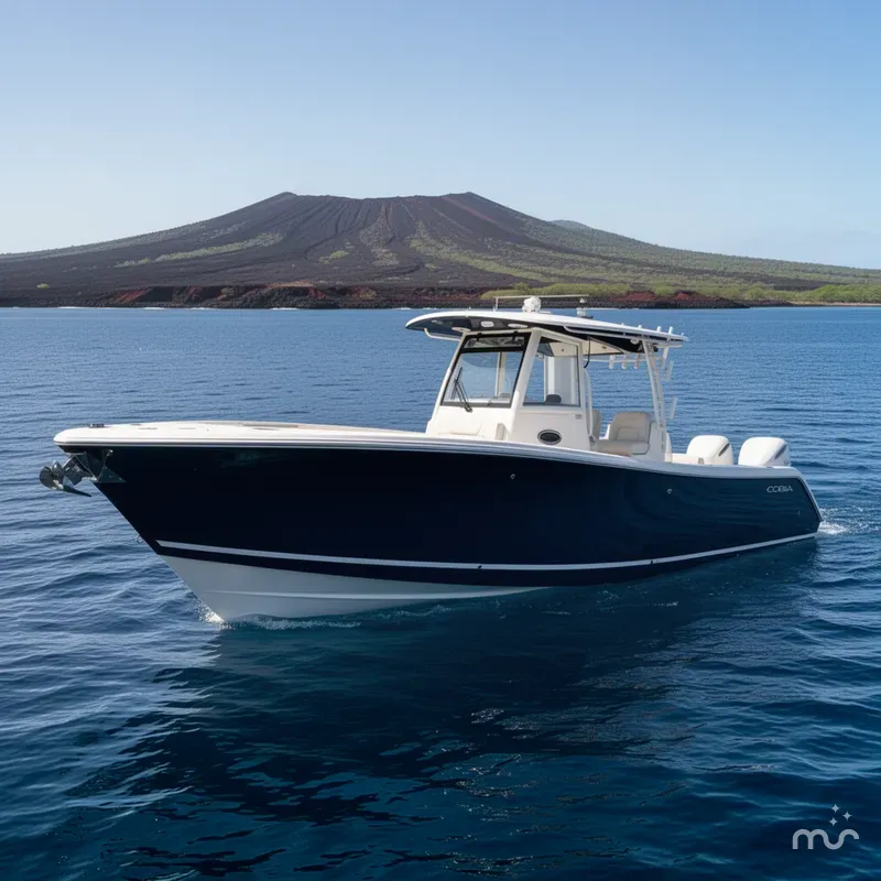 Slide: The Image of Cobia 320 Center Console 2025 - 2