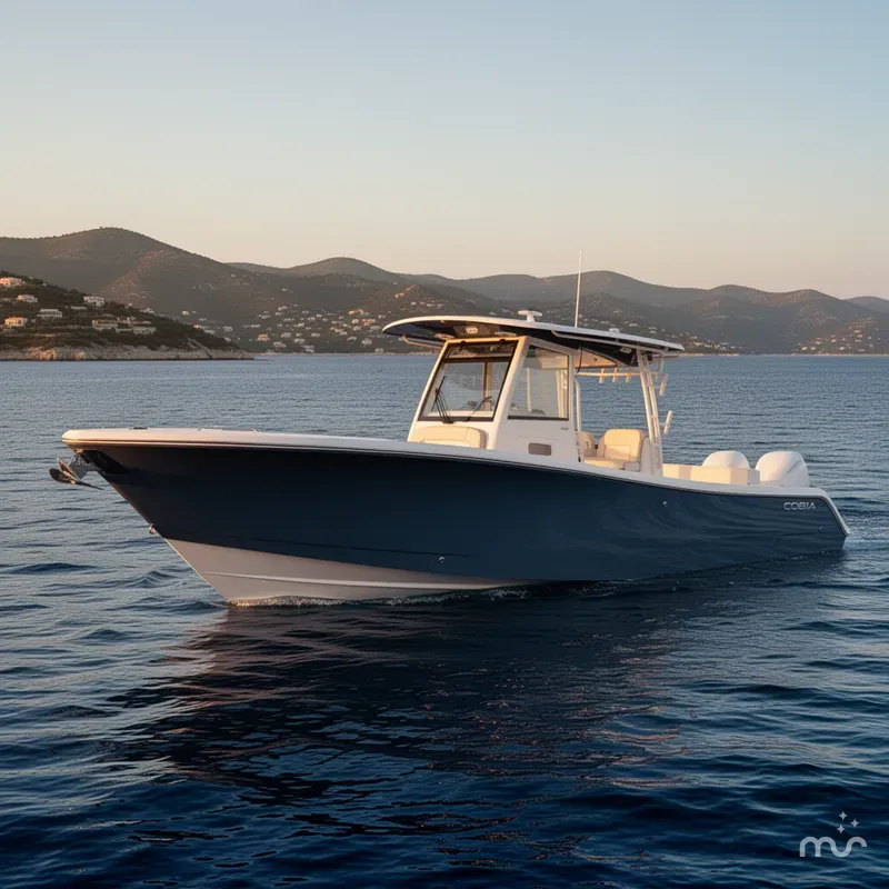 Slide: The Image of Cobia 320 Center Console 2025 - 2