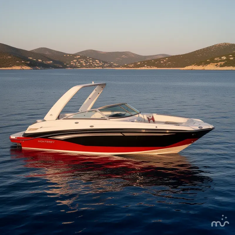 Slide: The Image of Monterey M5 Sport Boat 2010 - 2